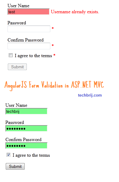 angularjs validation