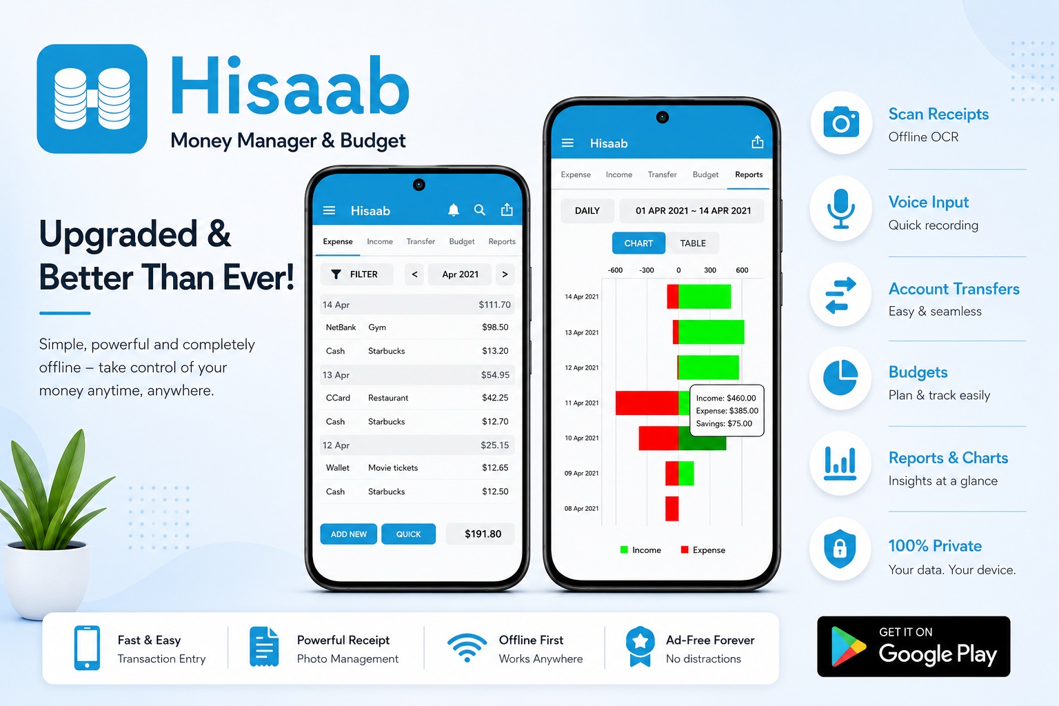 Hisaab App Screenshot