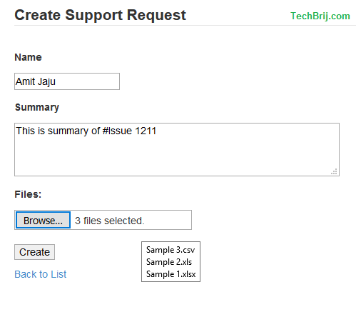 asp.net mvc create form