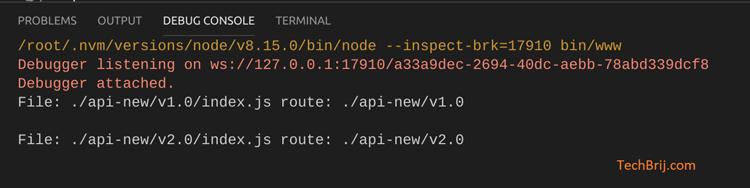 api versioning node.js express