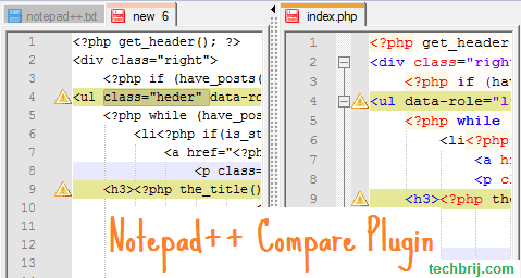 notepad++ compare plugin